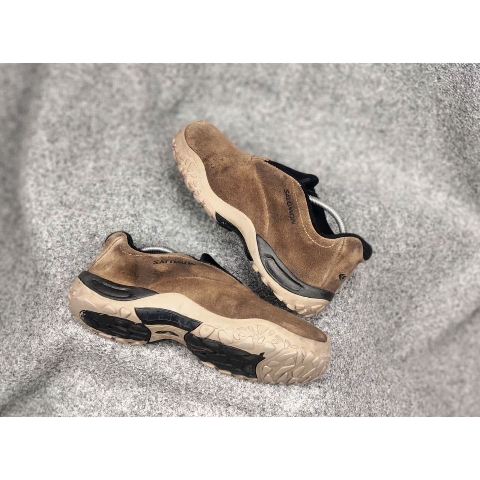 Salomon VINTAGE Salomon Contagrip Brown faded archive slipon sneakers Size US 9 / EU 42 - 3 Thumbnail