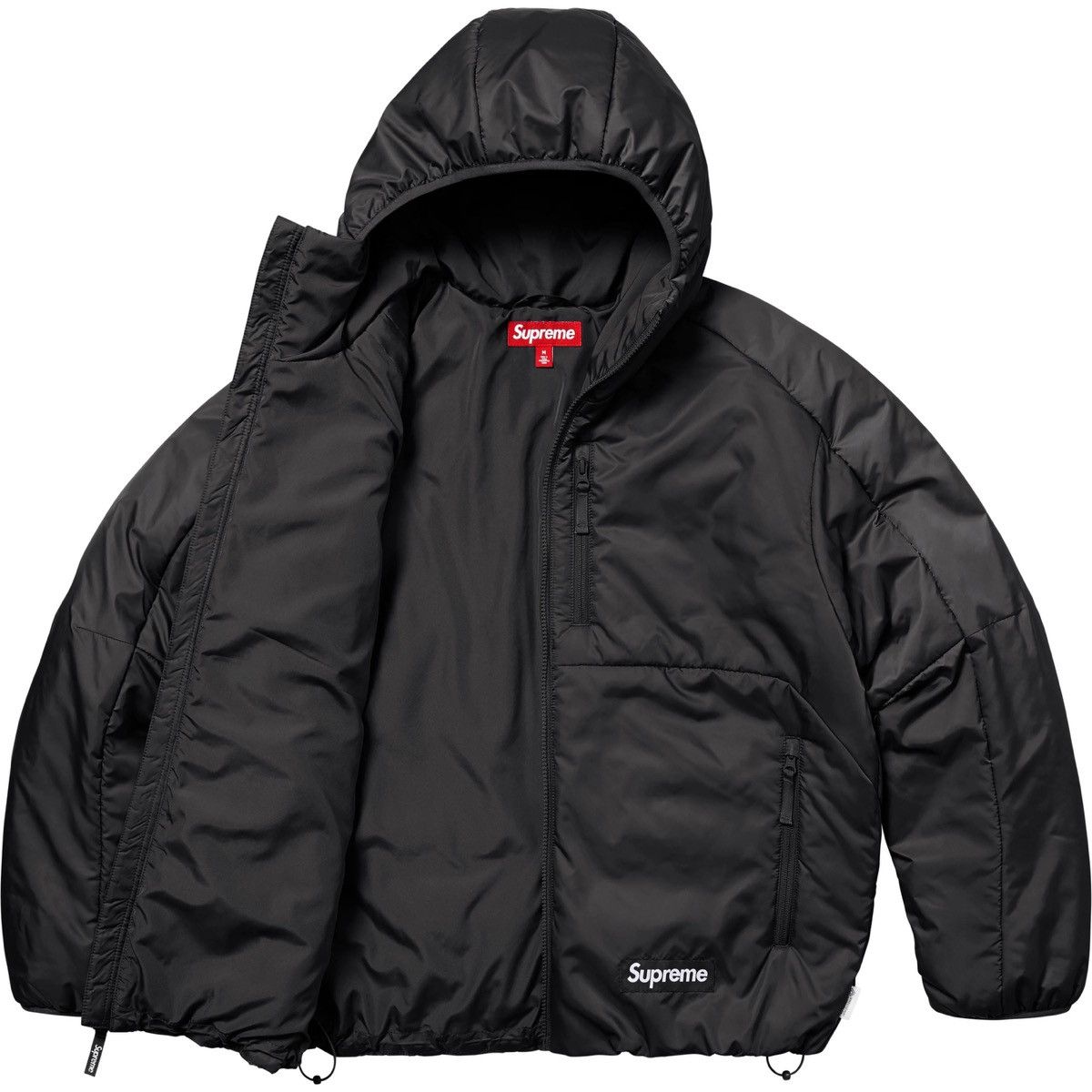 Supreme SUPREME WINDSTOPPER INSULATED HOODED JACKET Black Sz Large Size US L / EU 52-54 / 3 - 2 Thumbnail