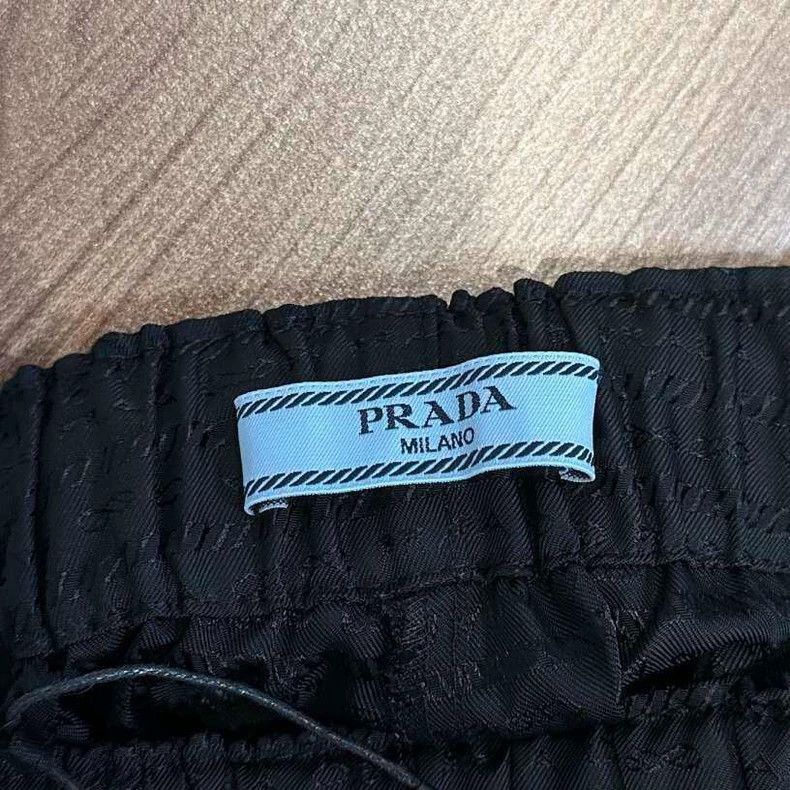 Prada Prada Triangle Logo Nylon Shorts -2505 Size US 38 / EU 54 - 5 Thumbnail