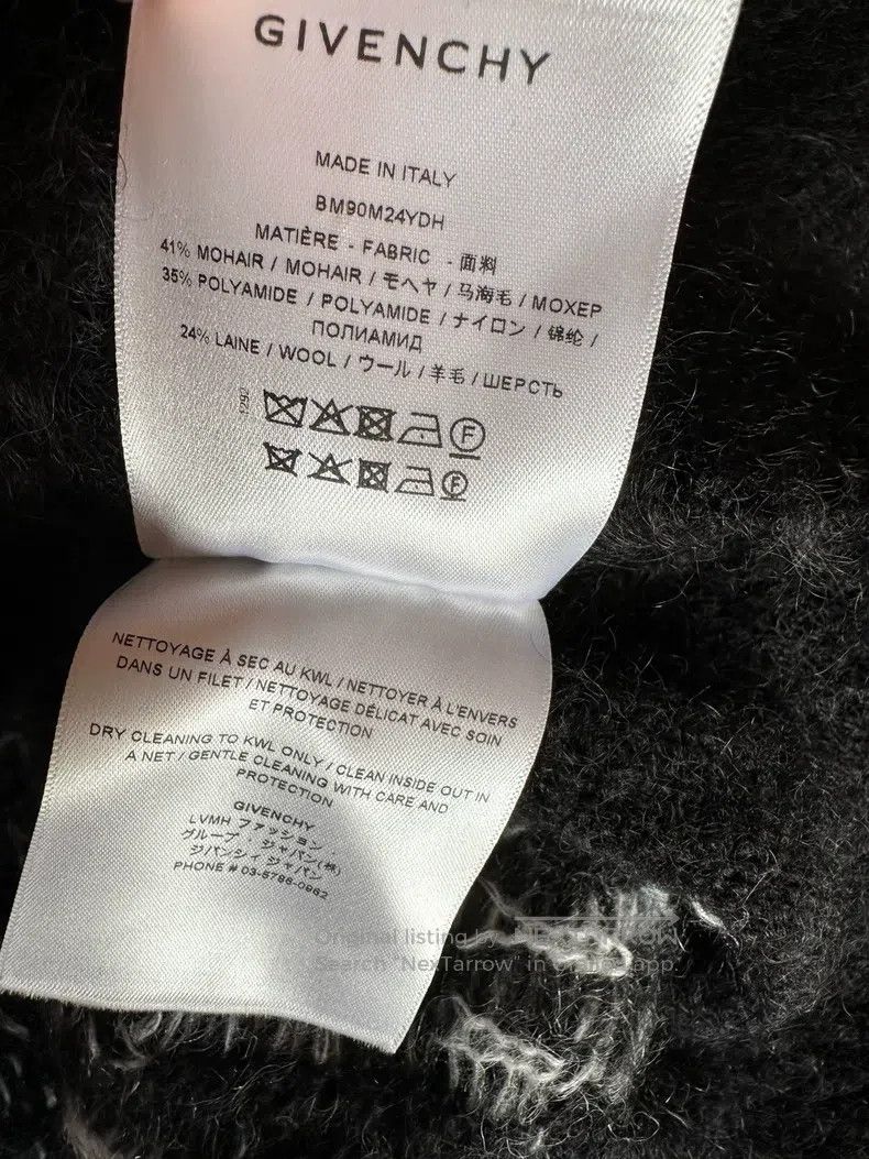 Givenchy Givenchy Black 4G Embossed Full Print Destroyed Jeans Size US L / EU 52-54 / 3 - 7 Thumbnail