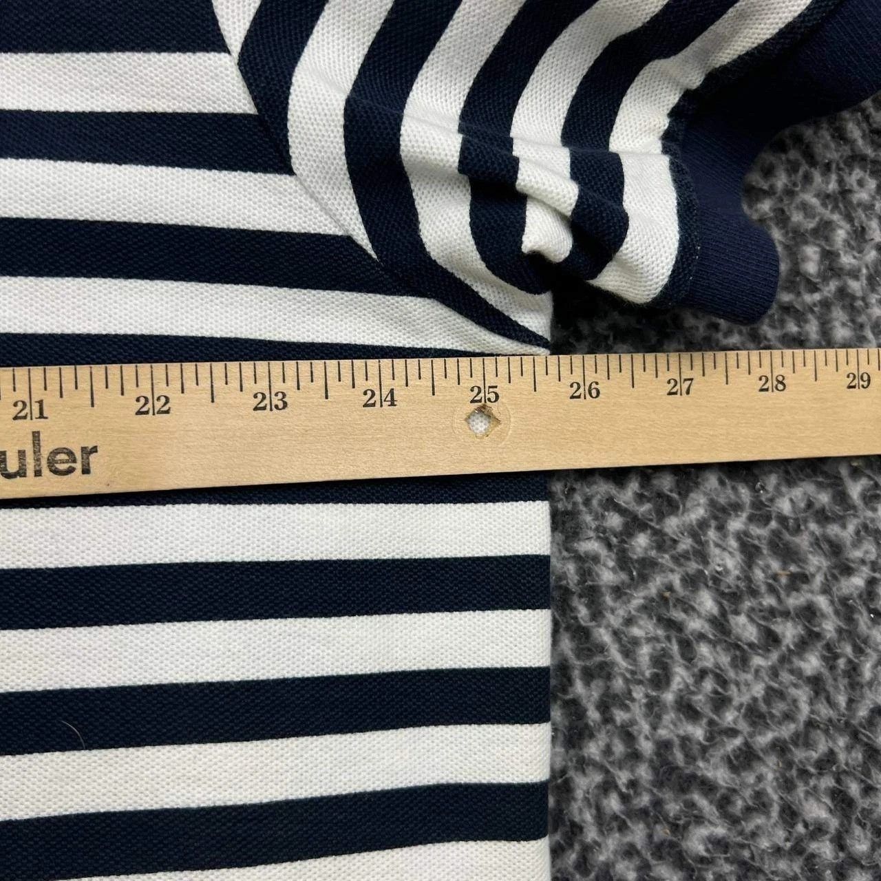 L.L. Bean L.L Bean Polo Shirt Men Black White Striped Cotton XL Size US XL / EU 56 / 4 - 4 Thumbnail