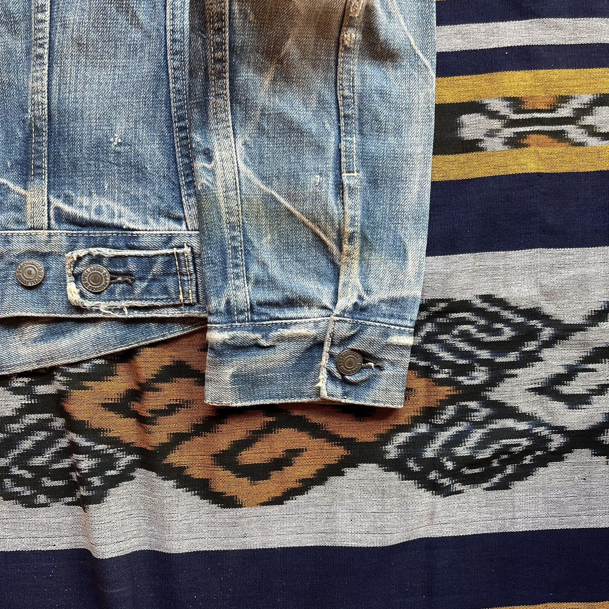 Japanese Brand Omnigod Trucker Denim Jacket Size US M / EU 48-50 / 2 - 8 Thumbnail