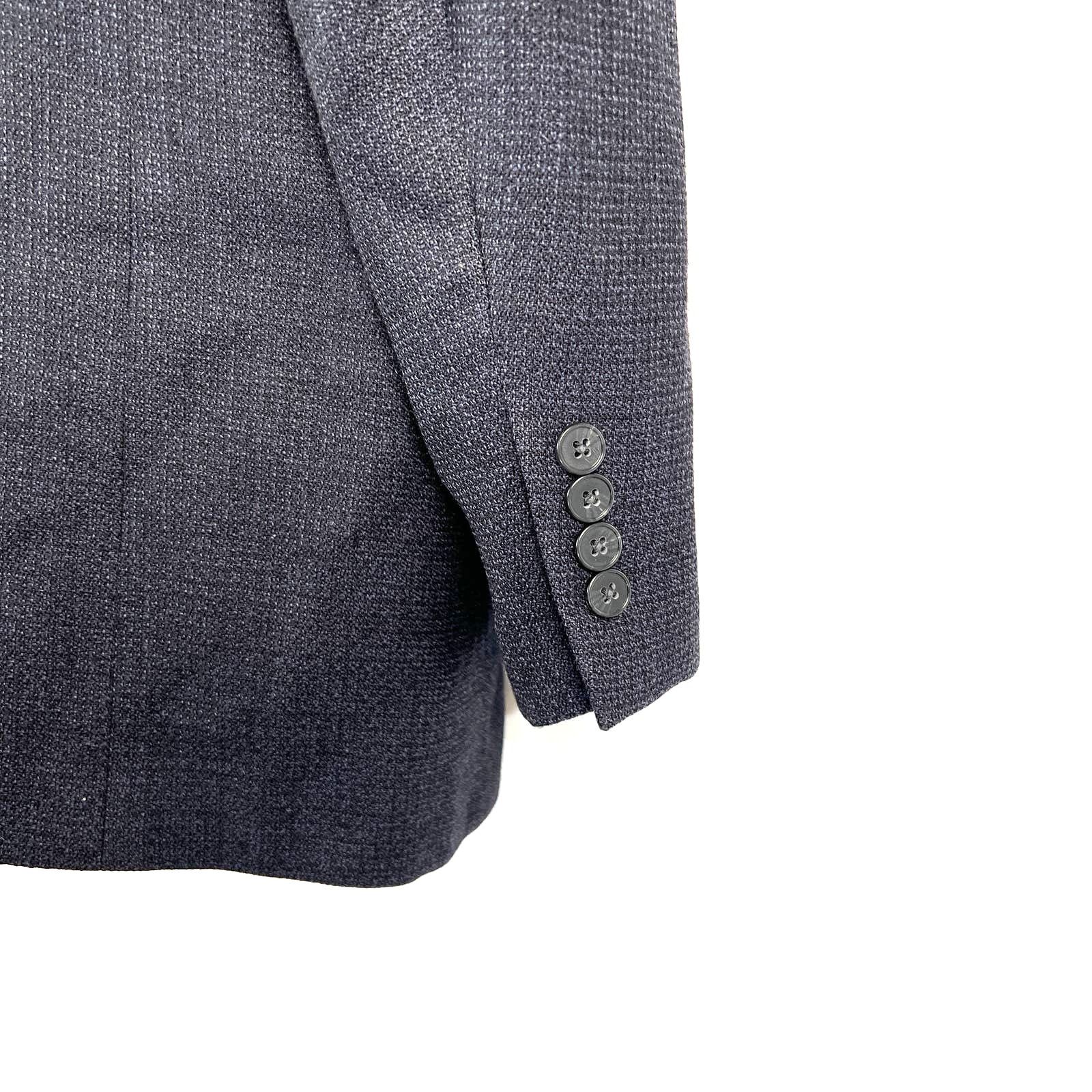 Pierre Cardin Pierre Cardin Blazer Wool 42S Slim Fit Blue Size 42S - 5 Thumbnail