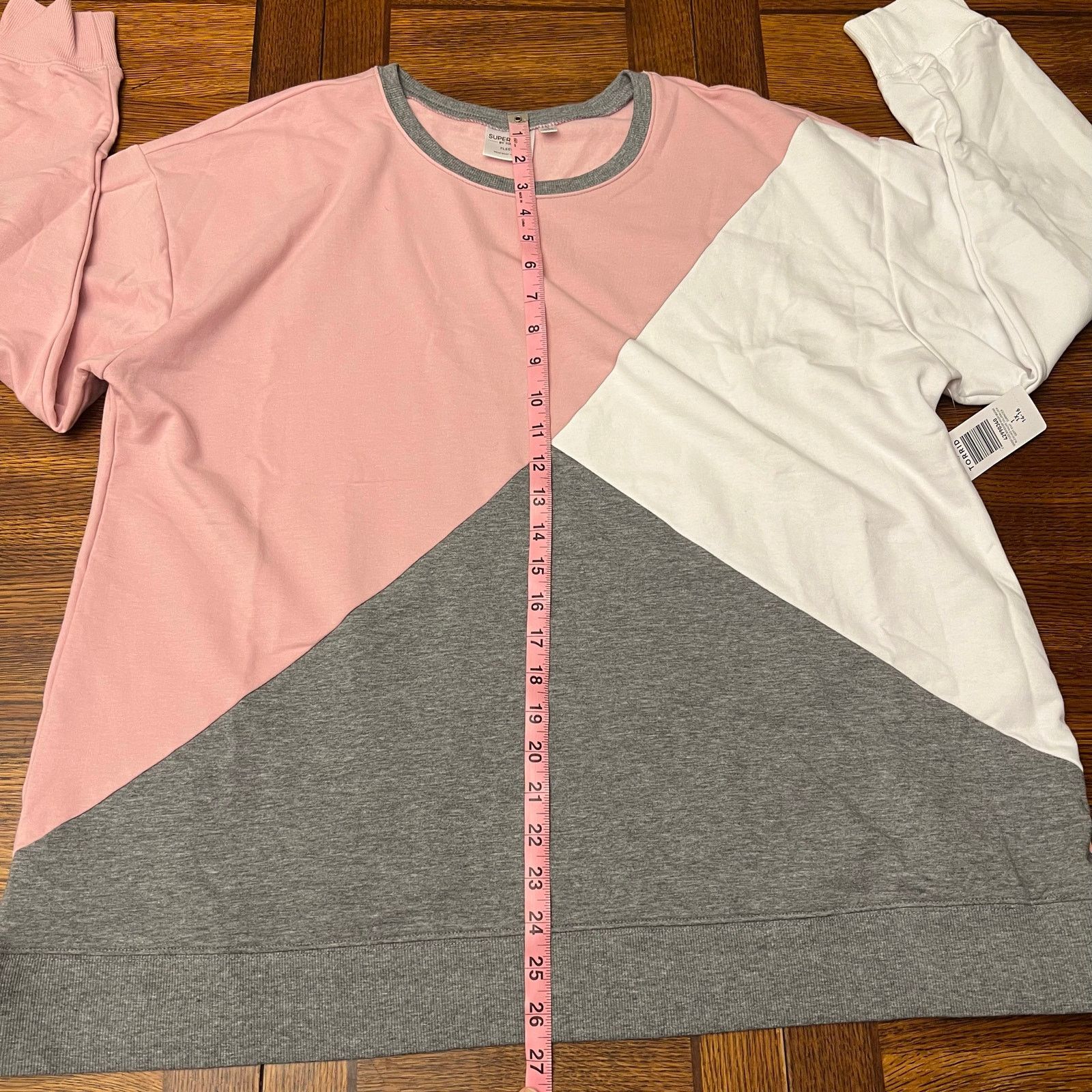 Other NWT TORRID Fleece Crew Neck Drop Shoulder Sweatshirt 1XL Size XXL / US 16-18 / IT 52-54 - 11 Thumbnail