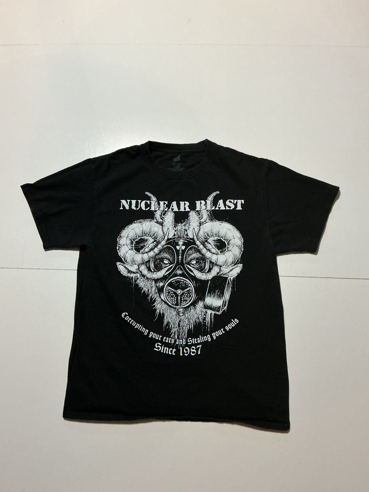 Band Tees Nuclear Blast Records Corrupting Ears Death Metal T-Shirt Size US M / EU 48-50 / 2 - 1 Thumbnail