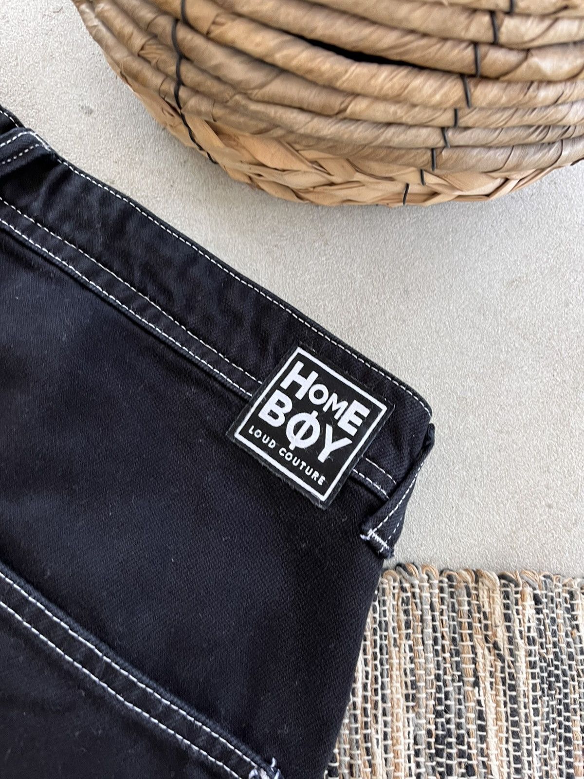 Carhartt Vintage Homeboy Loud Couture Black Baggy Denim Jeans 34x34 Size US 34 / EU 50 - 21 Thumbnail