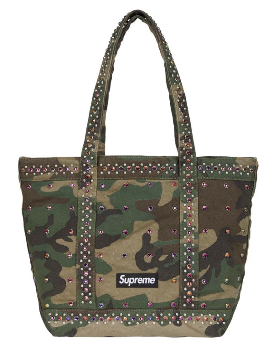 B B Simon x Supreme B.b. Simon Denim Tote Bag in Green, Men's