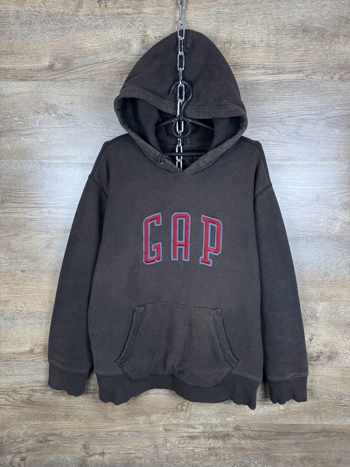 Gap Mens Vintage Gap brown hoodie streetwear Size US M / EU 48-50 / 2 - 1 Thumbnail