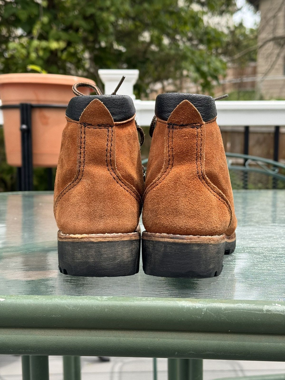 Vintage 70's Women's Suede Hiking Boots in Great Condition Size US 5.5 / IT 35.5 - 5 Thumbnail