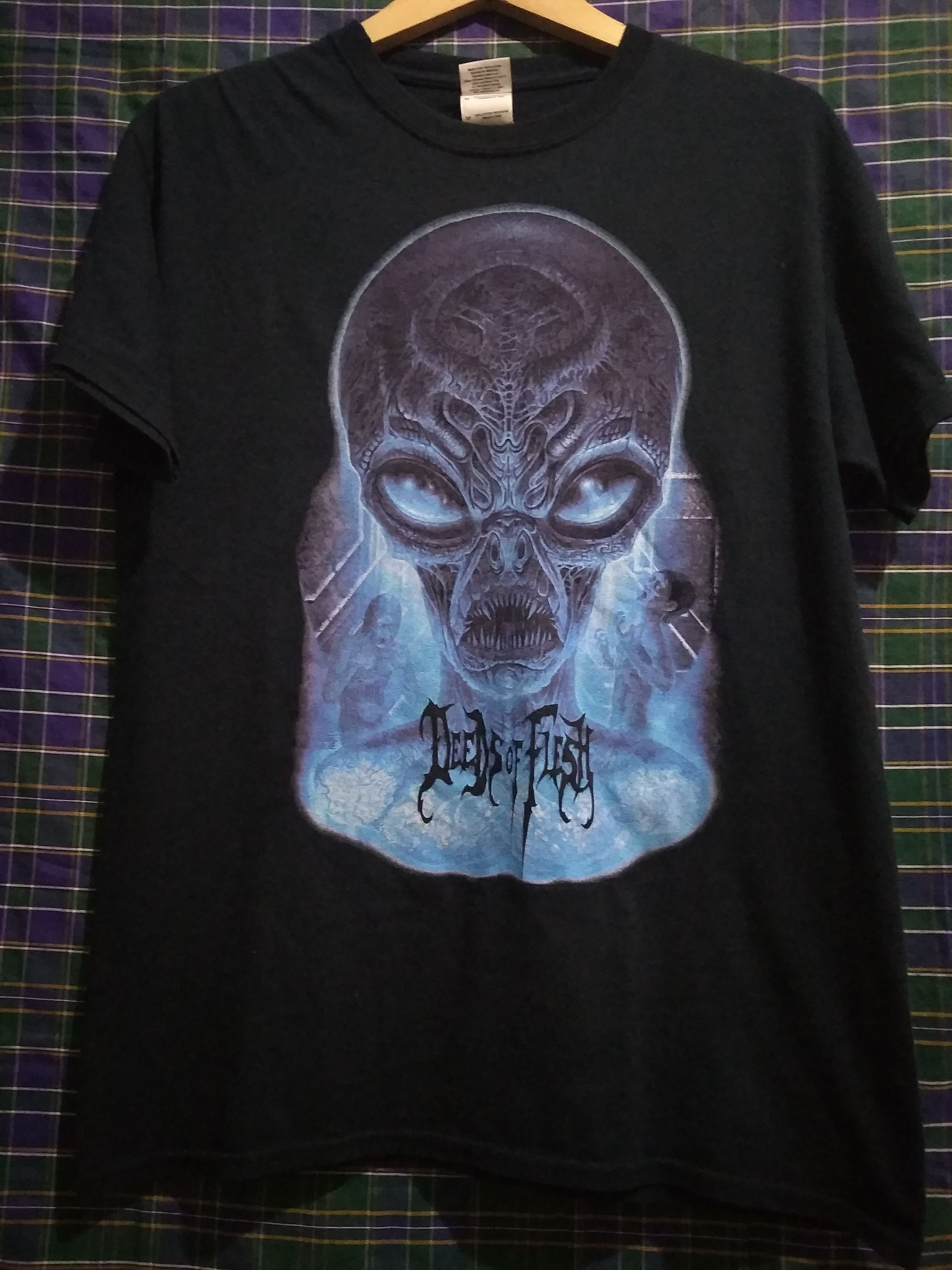 Band Tees Sick Rare Deeds of Flesh Hollow Human Husks Alien artwork Size US M / EU 48-50 / 2 - 1 Thumbnail