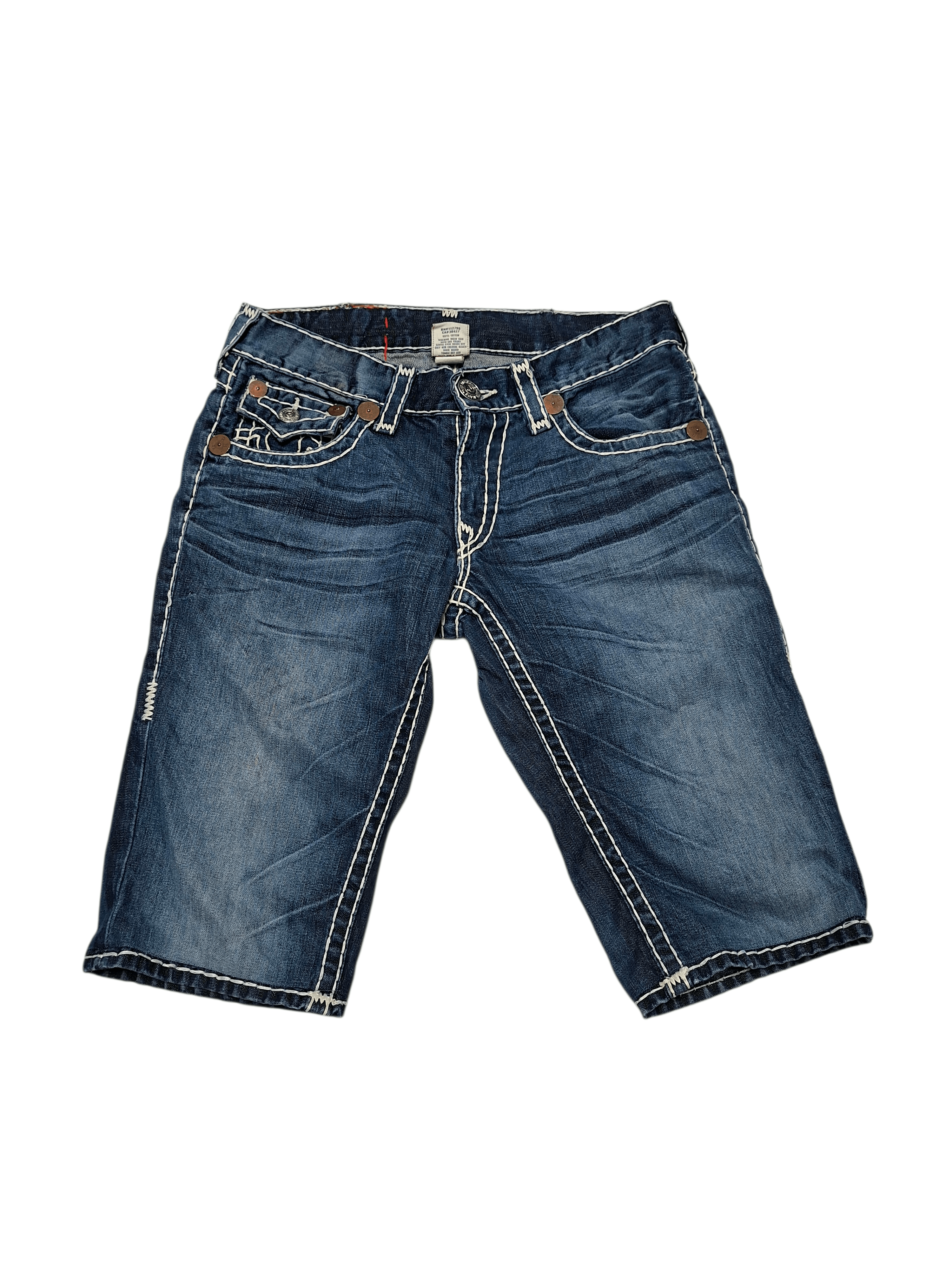 True Religion TRUE RELIGION VINTAGE SK8 MADE IN USA DENIM JEANS SHORTS Size US 32 / EU 48 - 1 Thumbnail