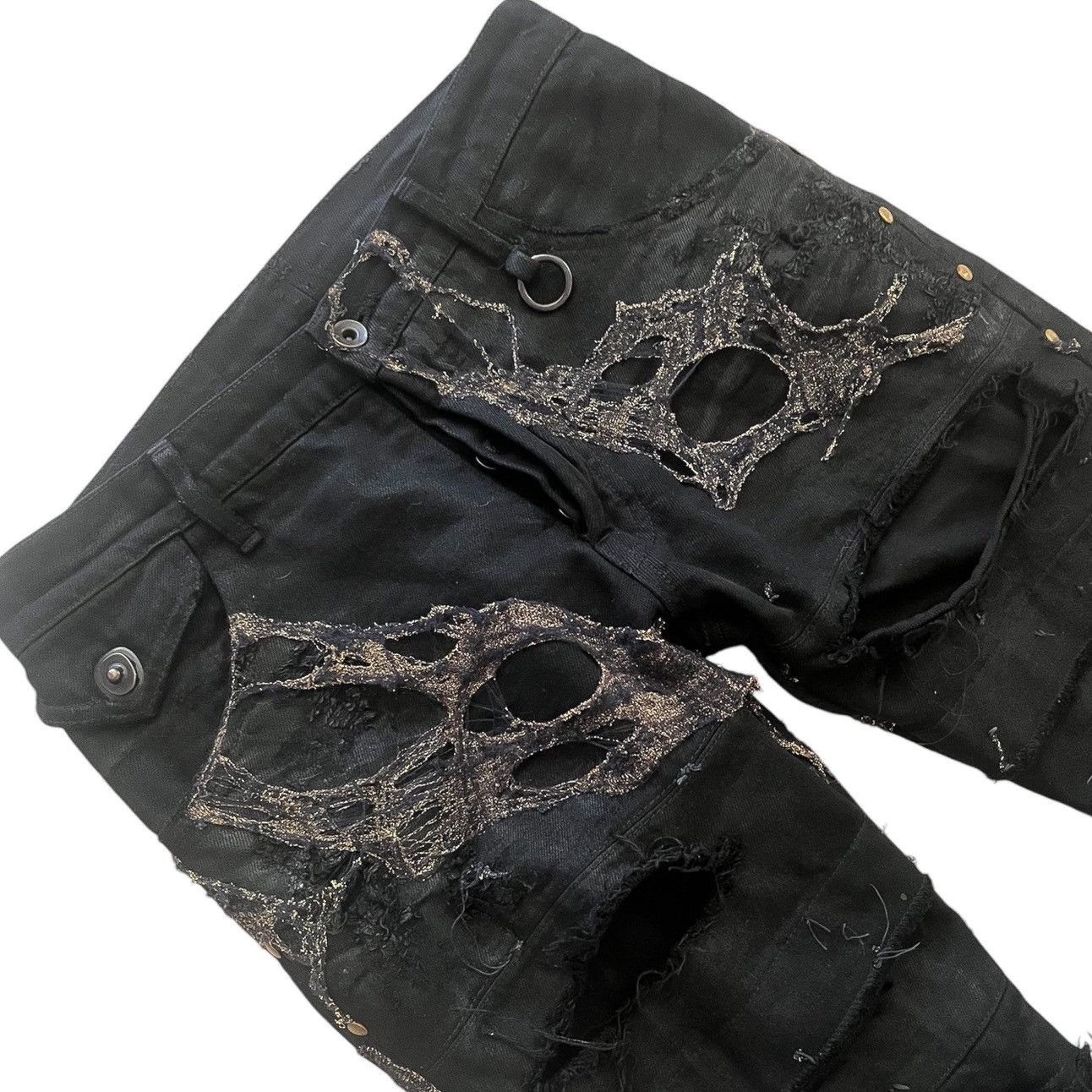 Julius Ss11 Julius x lhp spiderweb denim Size US 30 / EU 46 - 2 Thumbnail