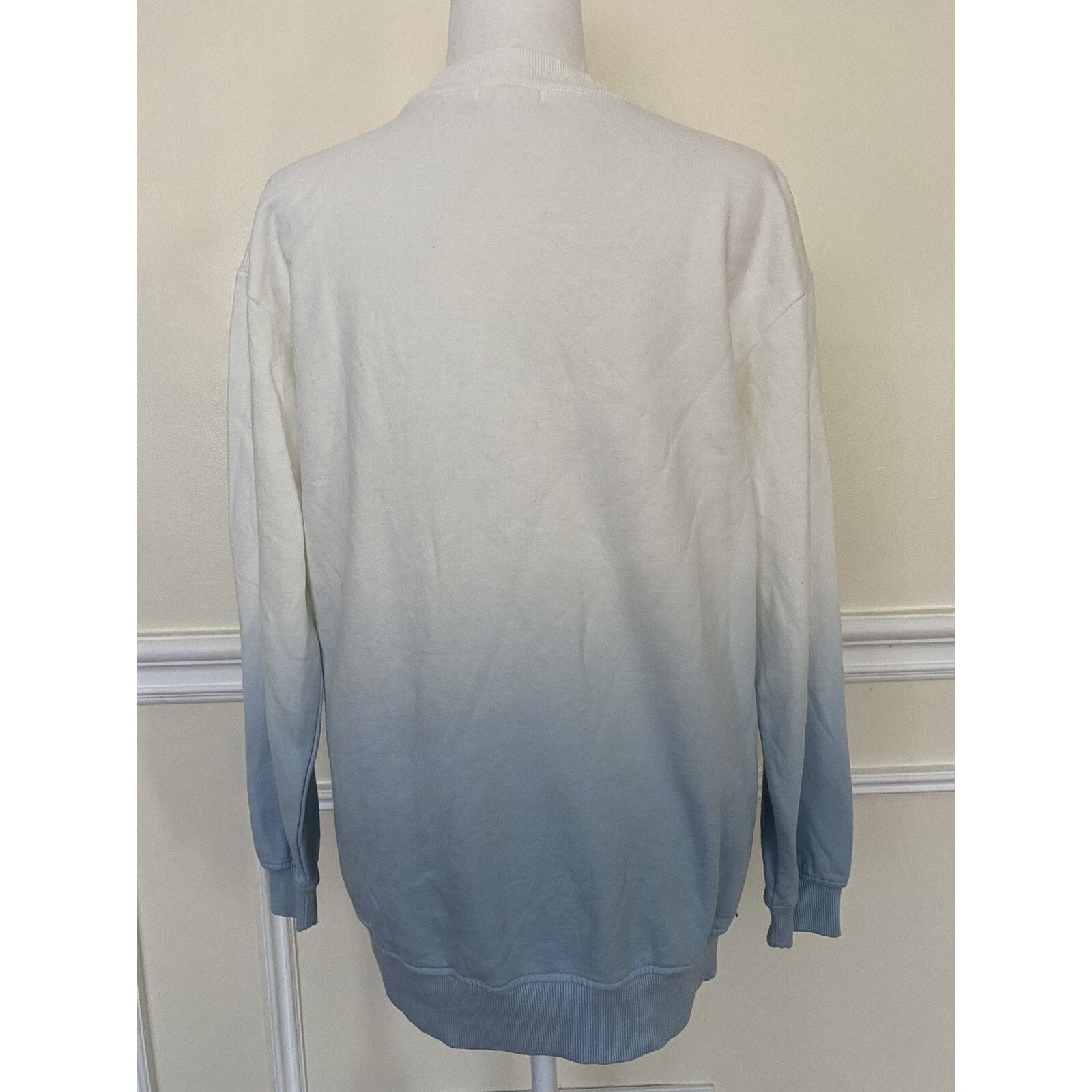 BP. BP Dip Dye Crewneck Cotton Blend Sweatshirt women M A003131 Size M / US 6-8 / IT 42-44 - 7 Thumbnail