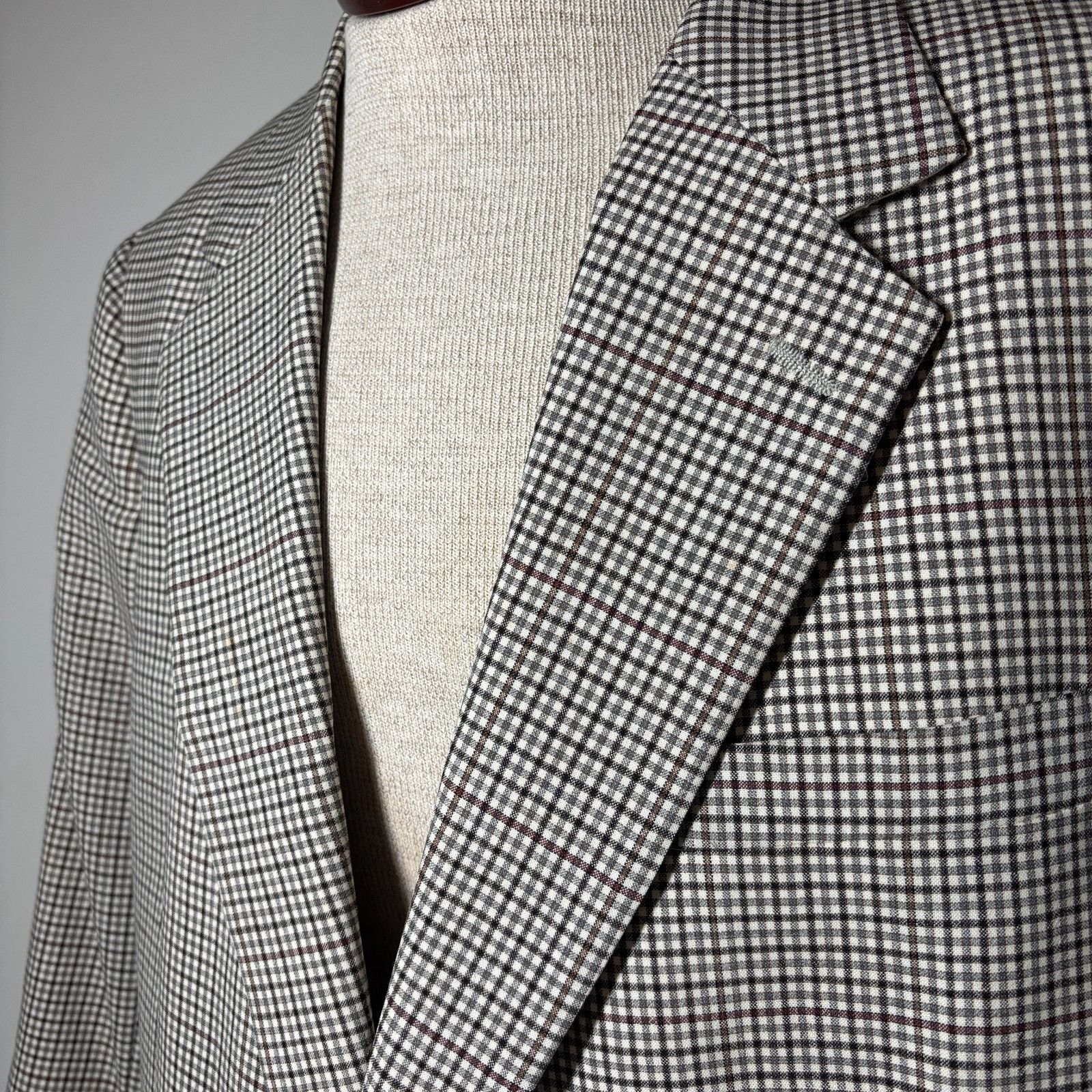 Brooks Brothers Vintage Brooks Brothers Wool Blazer Plaid Check Made in USA Size 46R - 3 Thumbnail