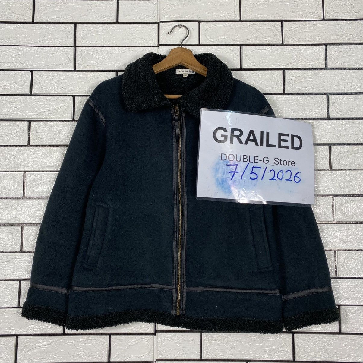 JW Anderson 📌Vintage Soft Leather Biker Jacket JW Anderson Blanket Size US L / EU 52-54 / 3 - 1 Thumbnail