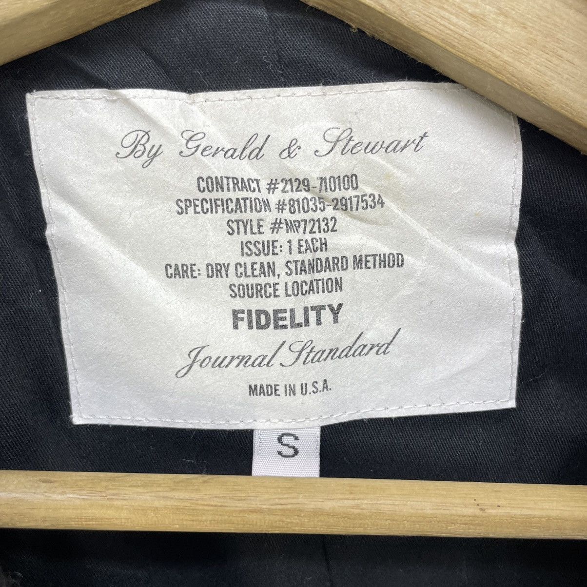 Fidelity × Journal Standard 💥Vtg Fidelity Made In USA Peacoat Jacket Size M / US 6-8 / IT 42-44 - 3 Thumbnail