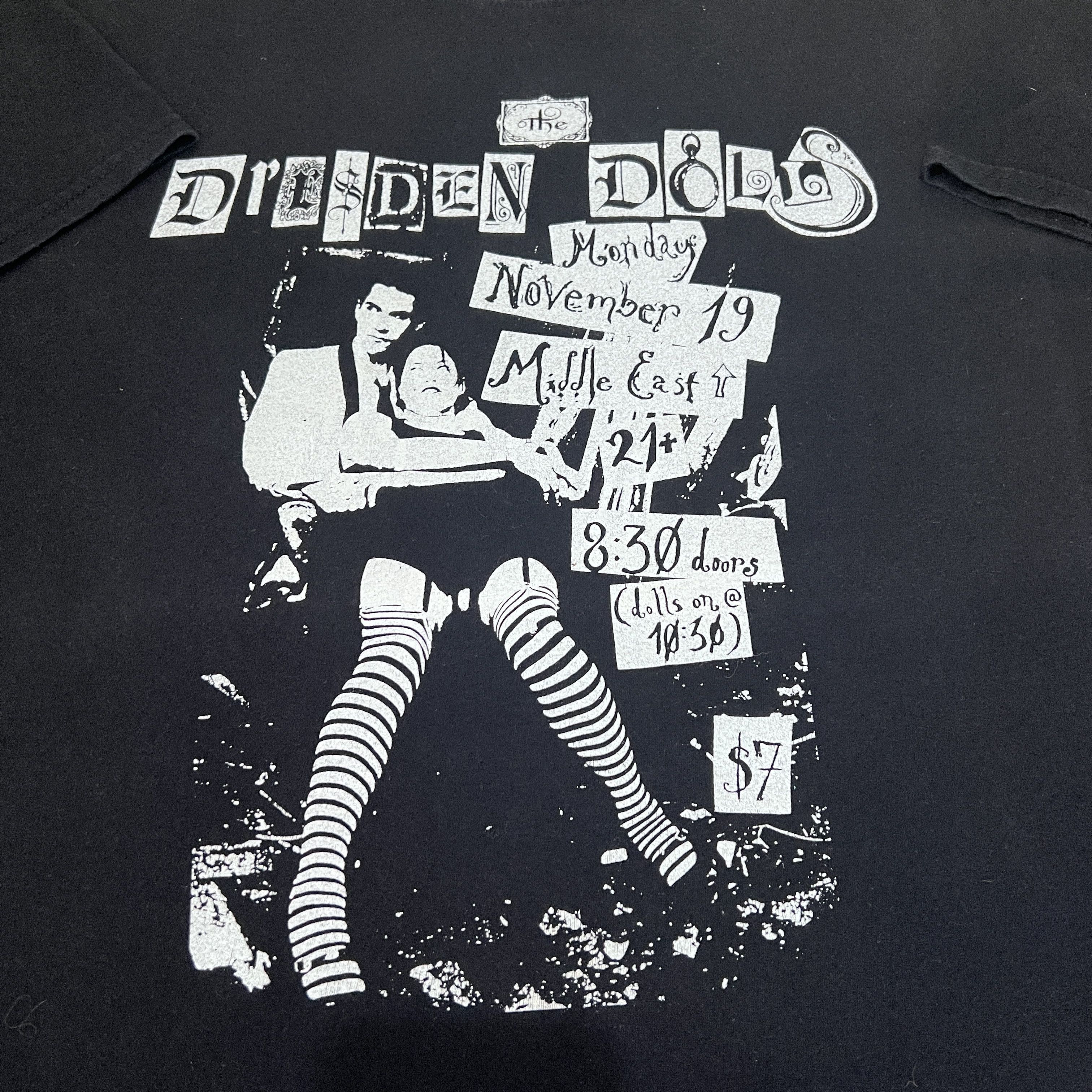 Band Tees × Seditionaries × Vintage Vintage Y2K The Dresden Dolls Dark cabaret Tee XL Gothic Size US XL / EU 56 / 4 - 1 Thumbnail