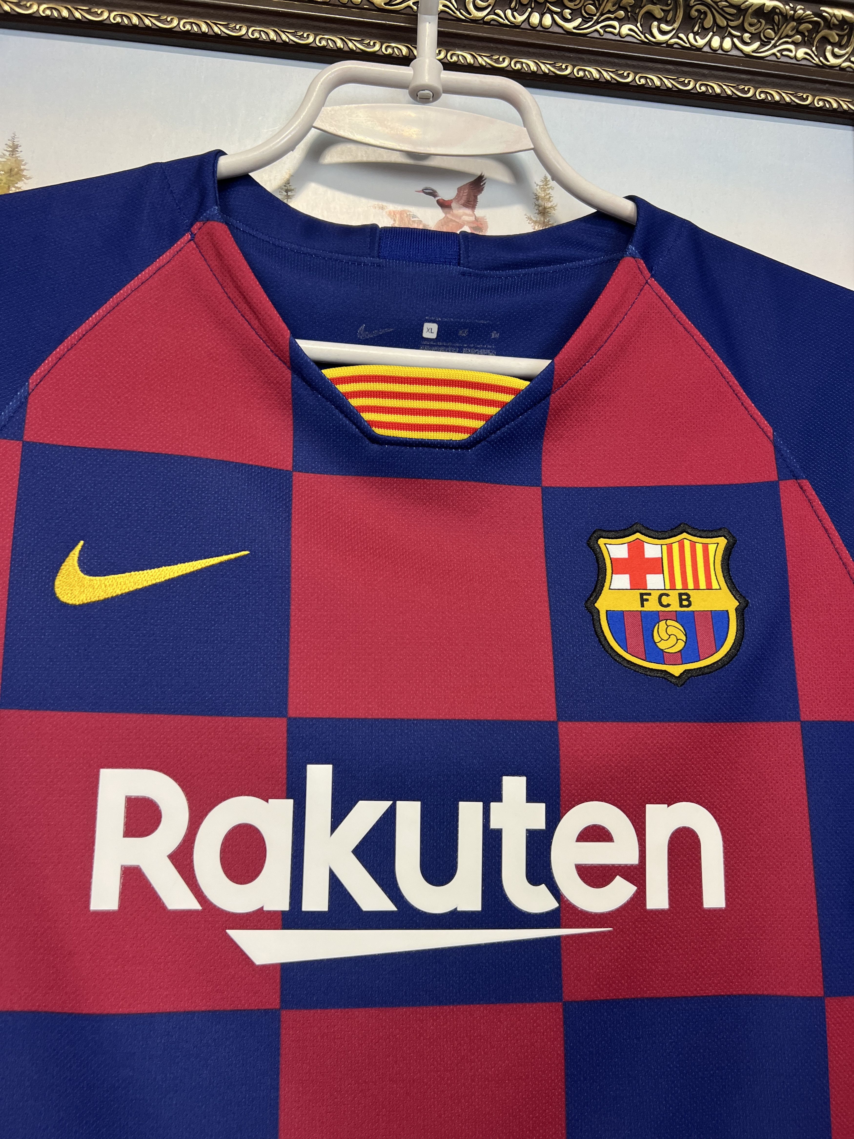 Nike Barcelona football shirt Soccer Jersey Camiseta Size Boys XL Size US XXS / EU 40 - 3 Thumbnail