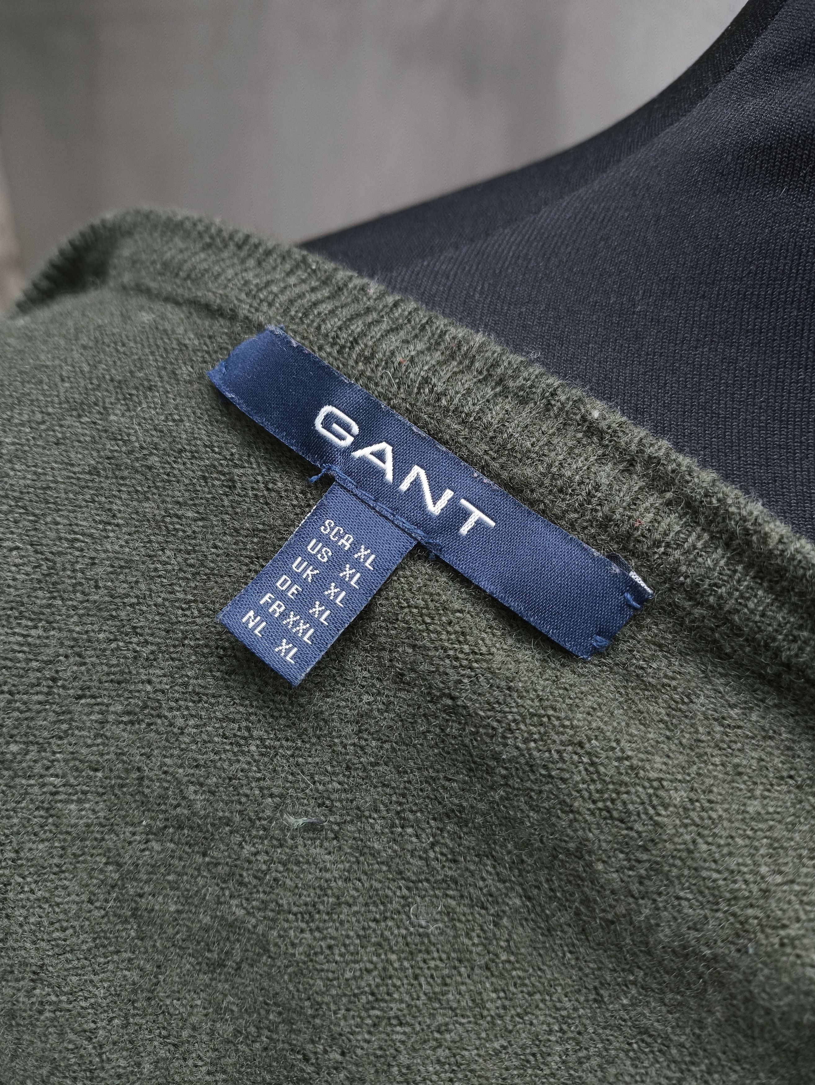 Gant GANT Premium 100% Lambswool Sweater – Forest Green Size XL / US 12-14 / IT 48-50 - 6 Thumbnail