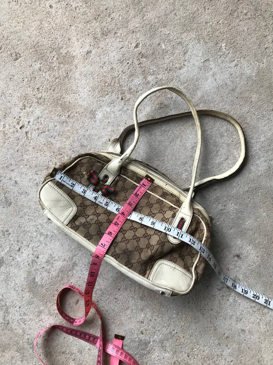 Gucci × Vintage Vintage Gucci GG Boston Bag Size ONE SIZE - 10 Thumbnail
