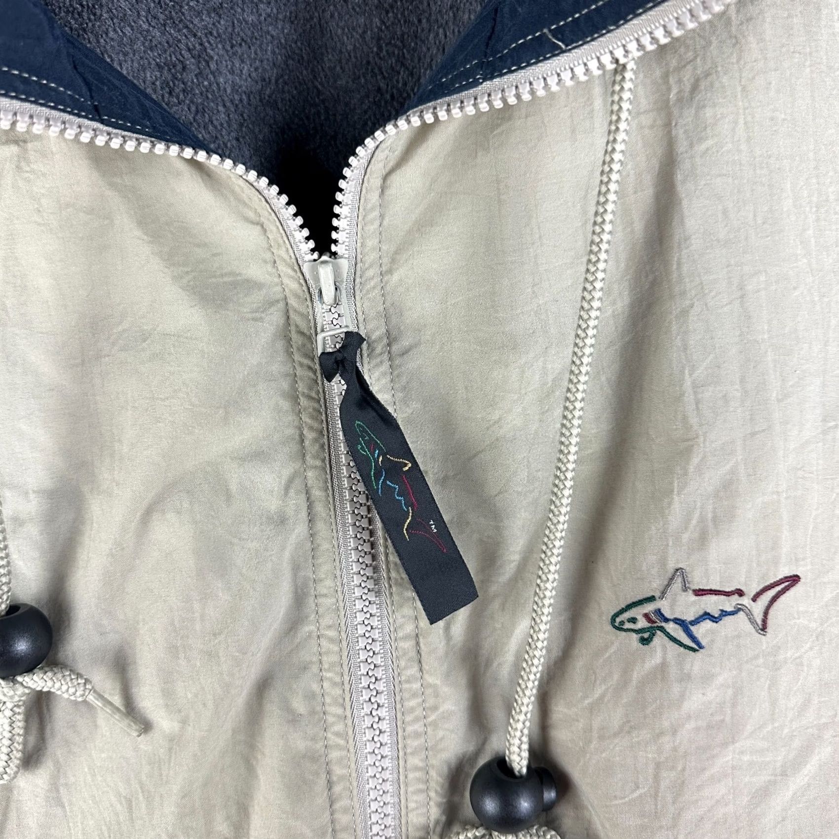 Vintage Greg Norman Jacket Mens L Tan Nylon Fleece Lined Hooded Bomber Jacket Classic Logo Pockets Zip Front Style: Modern, Casual, Travel, Fall, Winter Mens Size US L / EU 52-54 / 3 - 4 Thumbnail