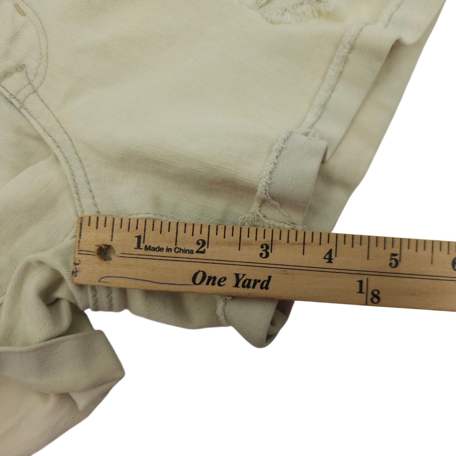 American Eagle Outfitters American Eagle Super Stretch Hi-Rise Shortie 12 Bleached Size 34" / US 12 / IT 48 - 5 Thumbnail
