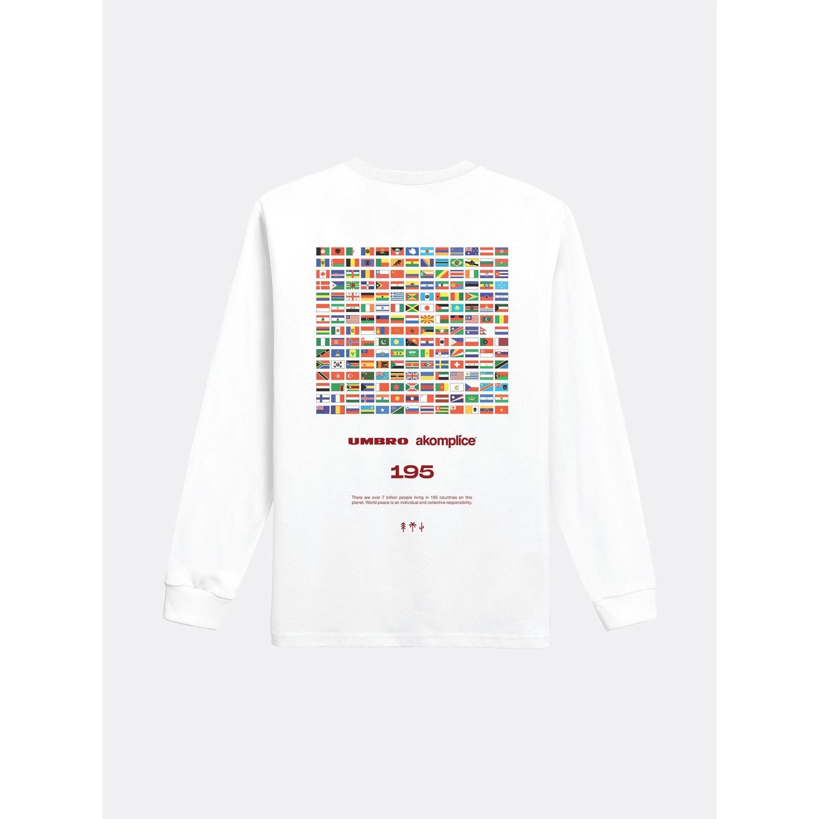 Akomplice New - Black - Medium - AK + Umbro - World Peace LS Tee Size US M / EU 48-50 / 2 - 4 Thumbnail