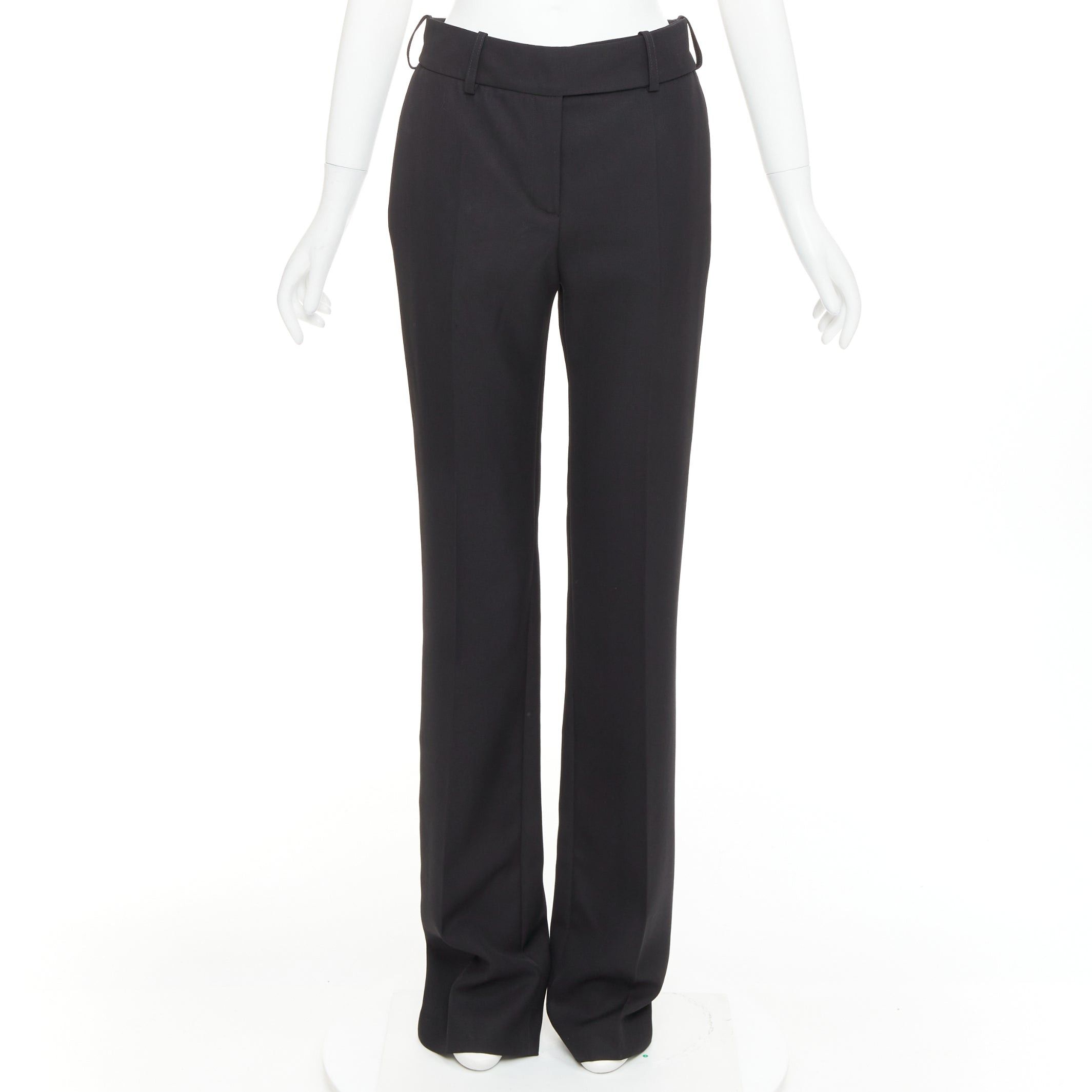 Alexandre Vauthier ALEXANDRE VAUTHIER COUTURE SS2025 black darted back straight leg trousers pants Size 26" / US 2 / IT 38 - 1 Thumbnail