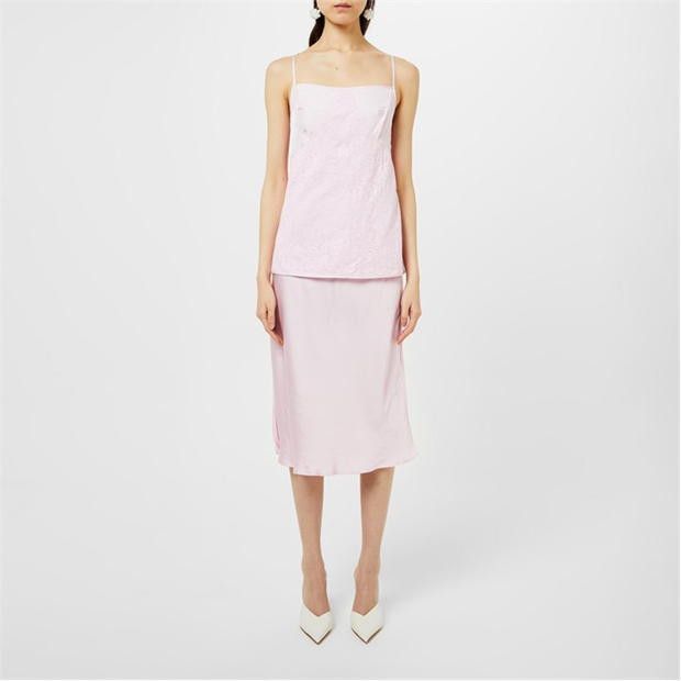 Jil Sander o1g2r1mq1024 Tank Tops in Light Purple Size XXS / US 00 / IT 34 - 6 Thumbnail