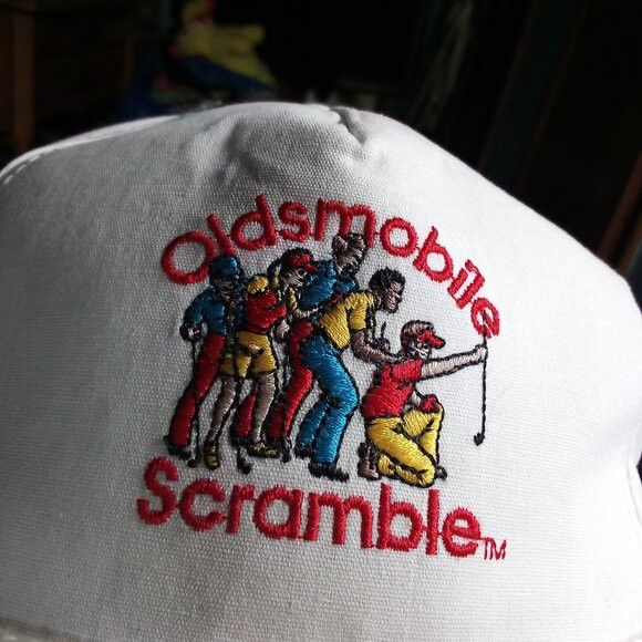 Other DS Vintage Oldsmobile Scramble Golf Tournament Trucker Hat Size ONE SIZE - 2 Thumbnail