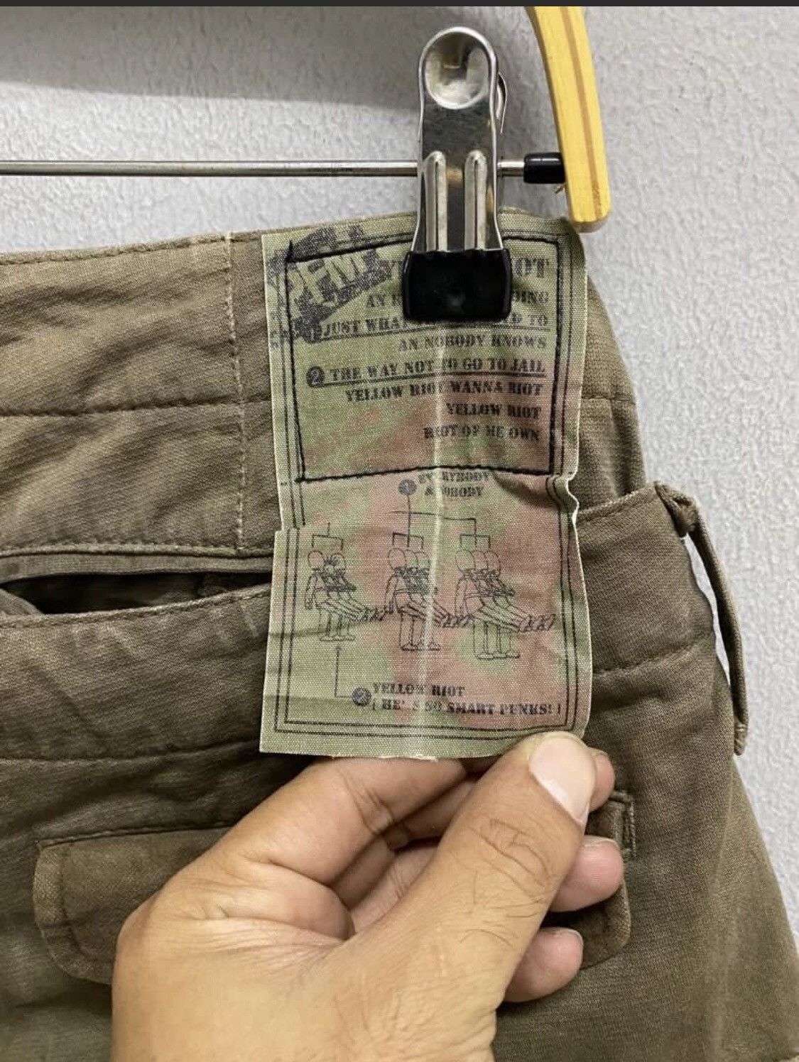 Issey Miyake × PPFM Issey Miyake bondage doube waist pants Size US 29 - 9 Thumbnail