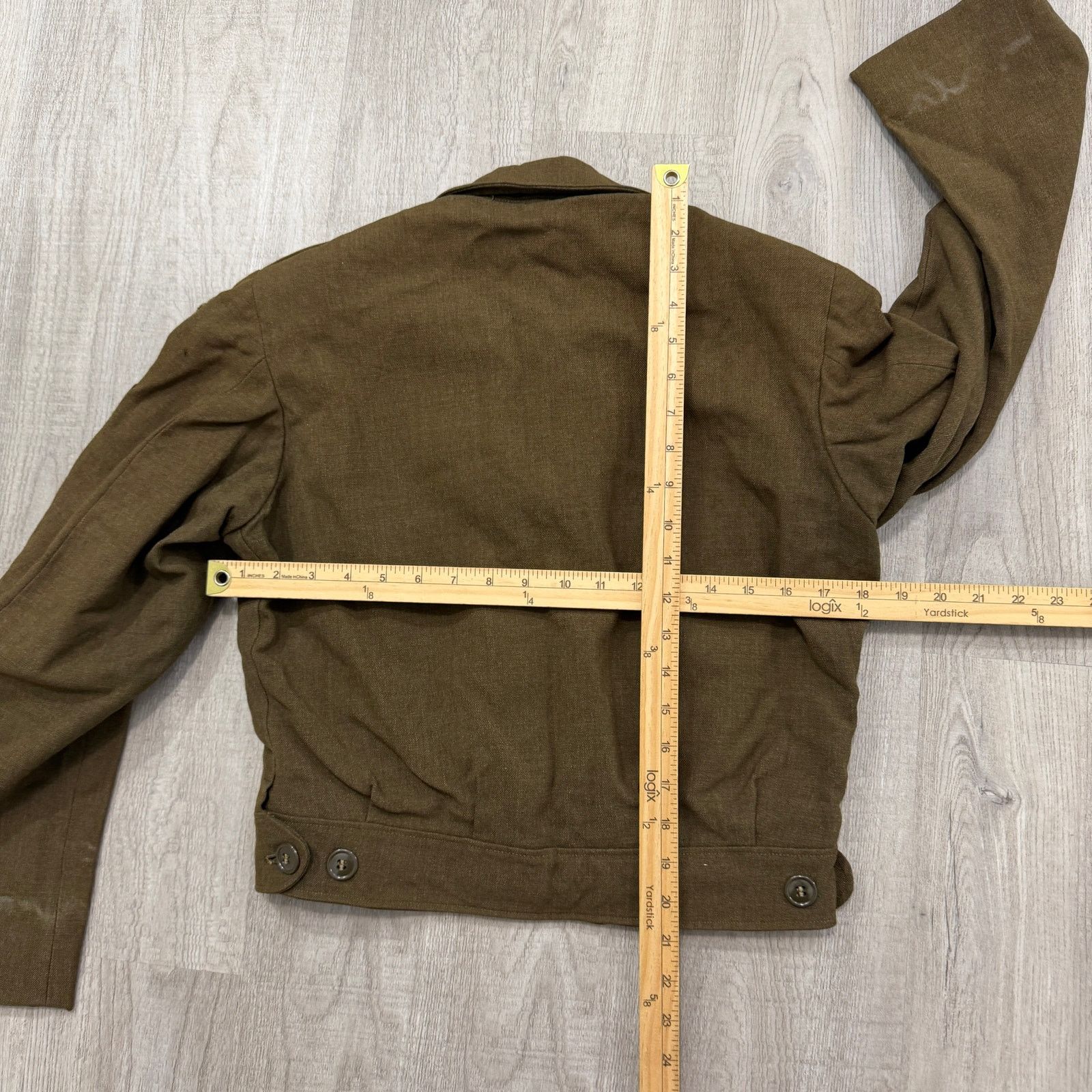 Vintage Vintage US Army Ike Field Jacket Size 36R Virgin Wool Combat Size US S / EU 44-46 / 1 - 13 Thumbnail
