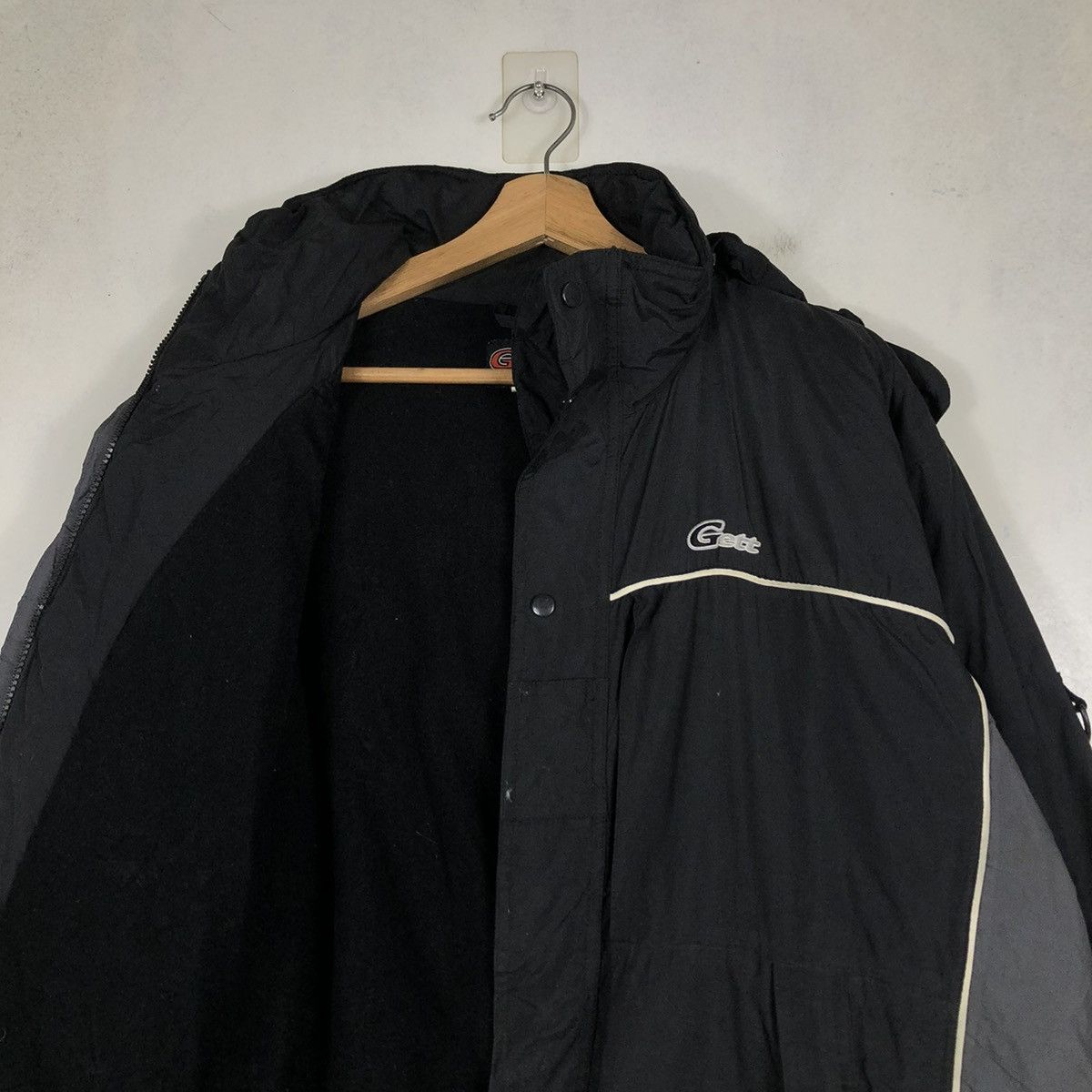 Japanese Brand × Vintage 📌VINTAGE BIKER JACKET RUNNING ZIPPER GETT JAPAN Size US L / EU 52-54 / 3 - 13 Thumbnail