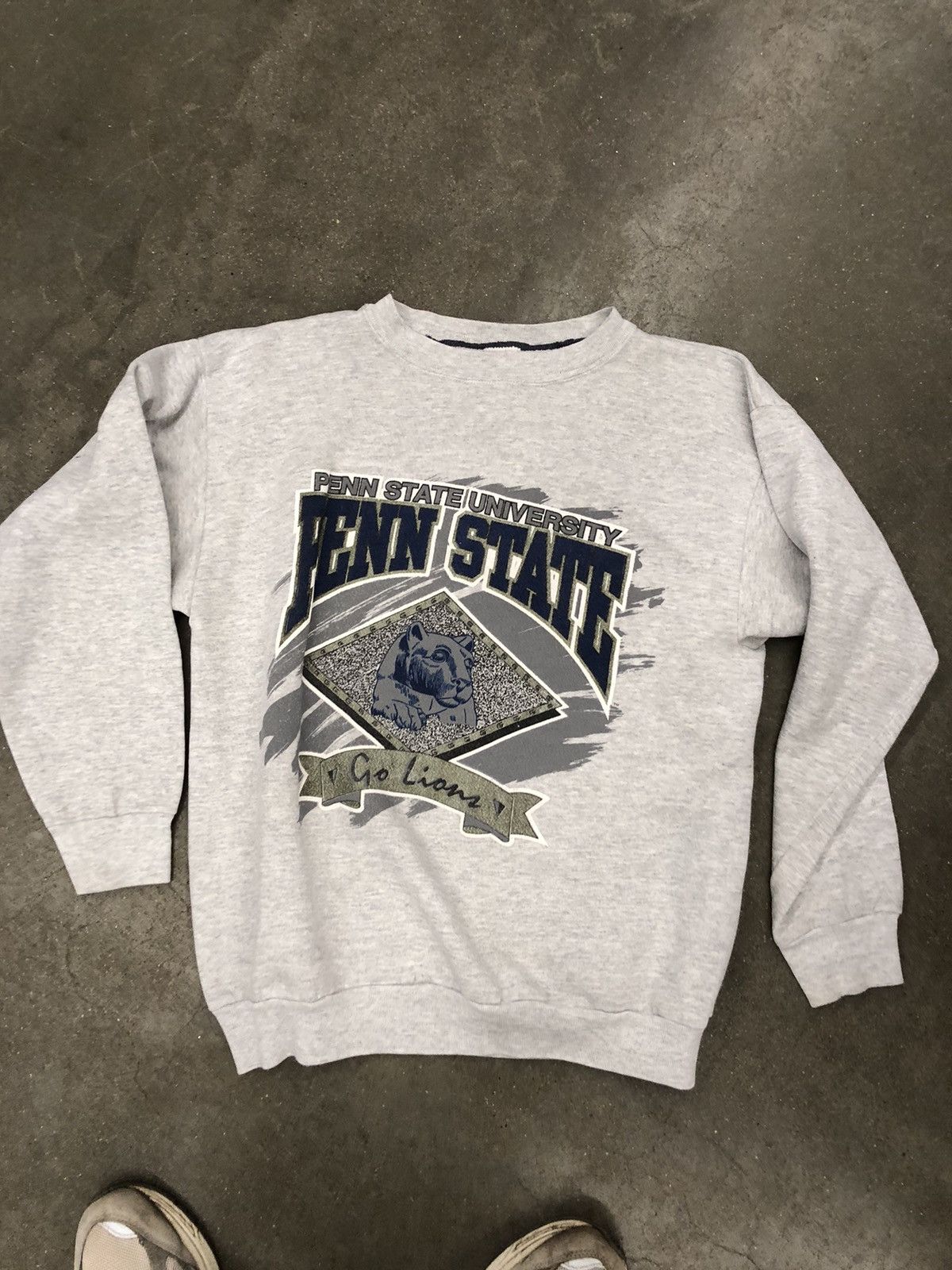 Vintage 90s Penn State Nittany, Lions sweatshirt, XL Size US XL / EU 56 / 4 - 1 Thumbnail
