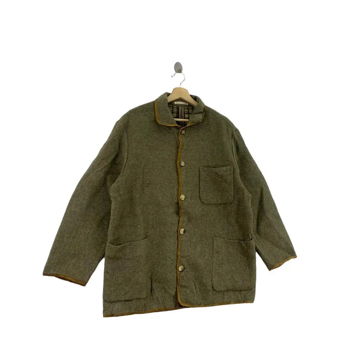 Vintage Vtg PAPAS MANIERE De HEMING Nova Checks Jacket Parka Size XL / US 12-14 / IT 48-50 - 4 Thumbnail