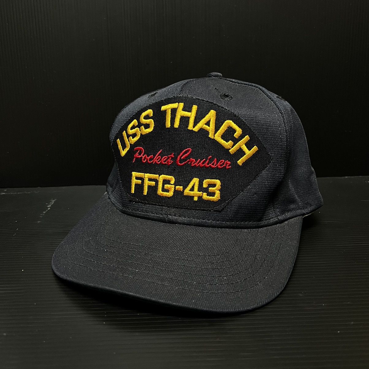 Vintage 🔥HOT DROPS🔥80s USS THACH FFG-43 US NAVY HAT Size ONE SIZE - 1 Thumbnail