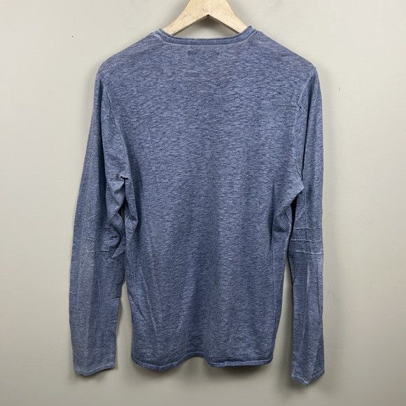 John Varvatos JOHN VARVATOS M V neck linen/cotton pull over blue grey Size US M / EU 48-50 / 2 - 7 Thumbnail