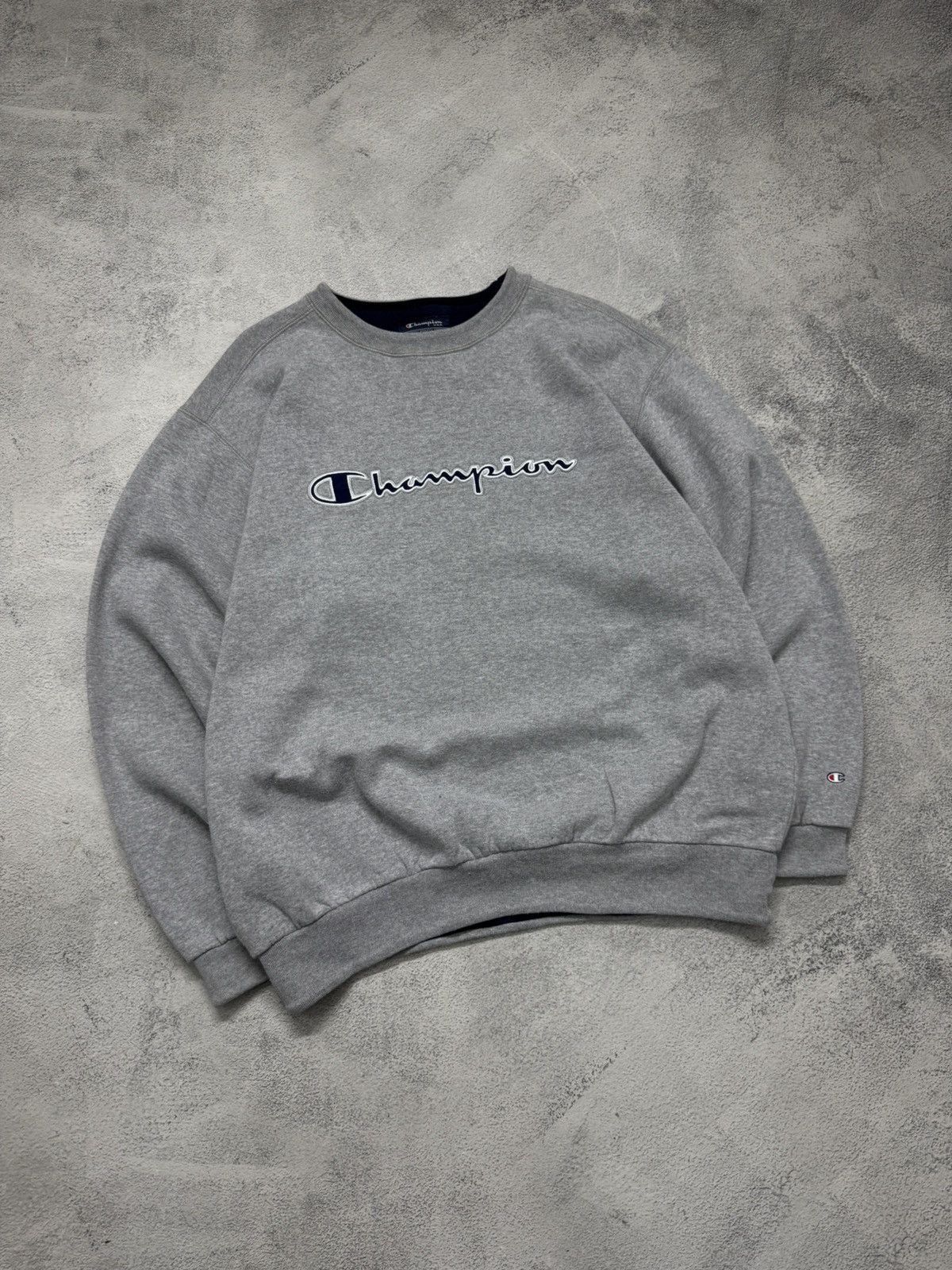 Champion Vintage Y2k Champion Spell Out Big Logo Sweatshirt 90’s Size US XL / EU 56 / 4 - 3 Thumbnail