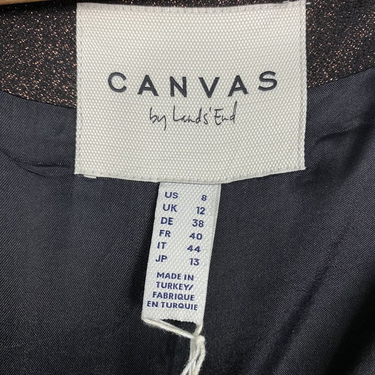Japanese Brand 🔥CANVAS BY LANDS’ END BIKER VEST JACKET WORKER Size US S / EU 44-46 / 1 - 17 Thumbnail