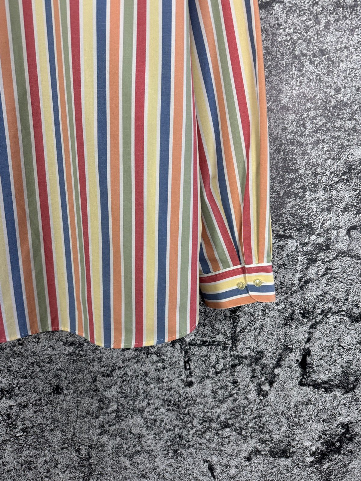 Orvis Orvis Long Sleeve Striped Shirt Button Up Wrinkle Free Size XL / US 12-14 / IT 48-50 - 13 Thumbnail