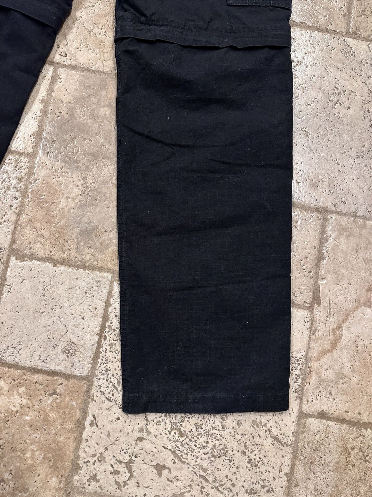 Balenciaga Balenciaga Wide Leg Black Ripstop Cargo Trousers Pants Size US 34 / EU 50 - 9 Thumbnail