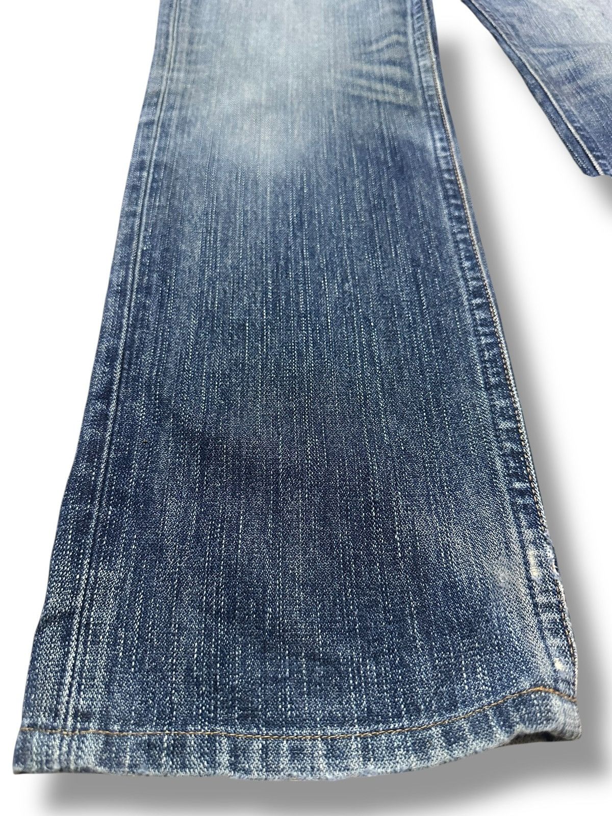 Japanese Brand × Wrangler Wrangler Vintage Distressed Wideleg Loose Style With Faded Size US 30 / EU 46 - 10 Thumbnail