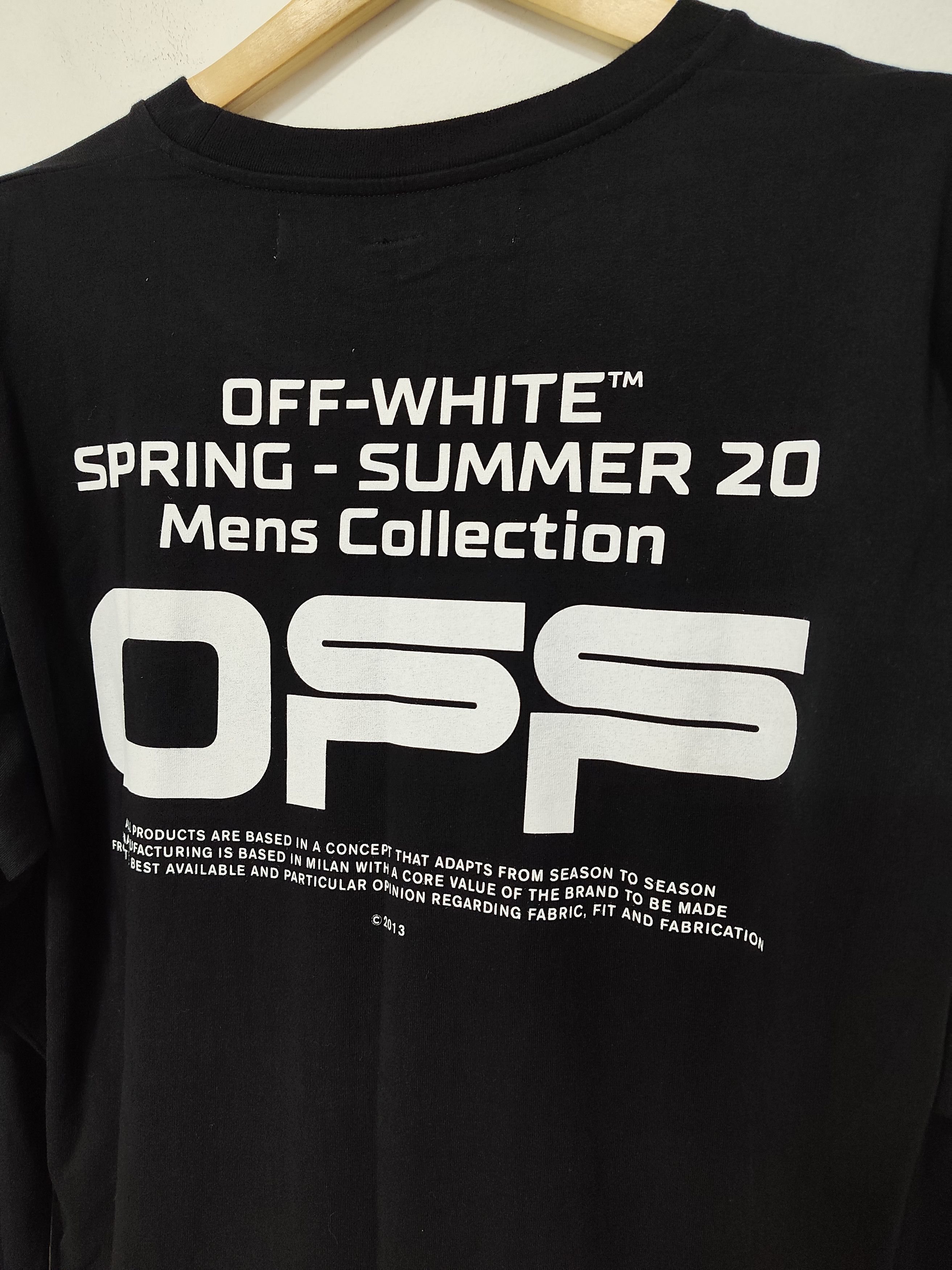 Off-White Off-White "Wavy Line Logo Double Sleeve" Size US L / EU 52-54 / 3 - 4 Thumbnail