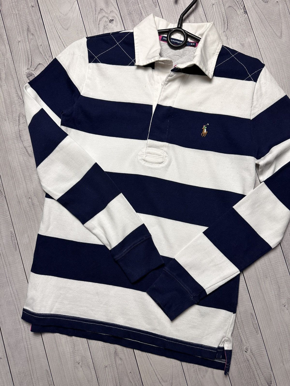 Other Vintage polo Ralph Lauren striped rugby jersey size Women M Size M / US 6-8 / IT 42-44 - 4 Thumbnail