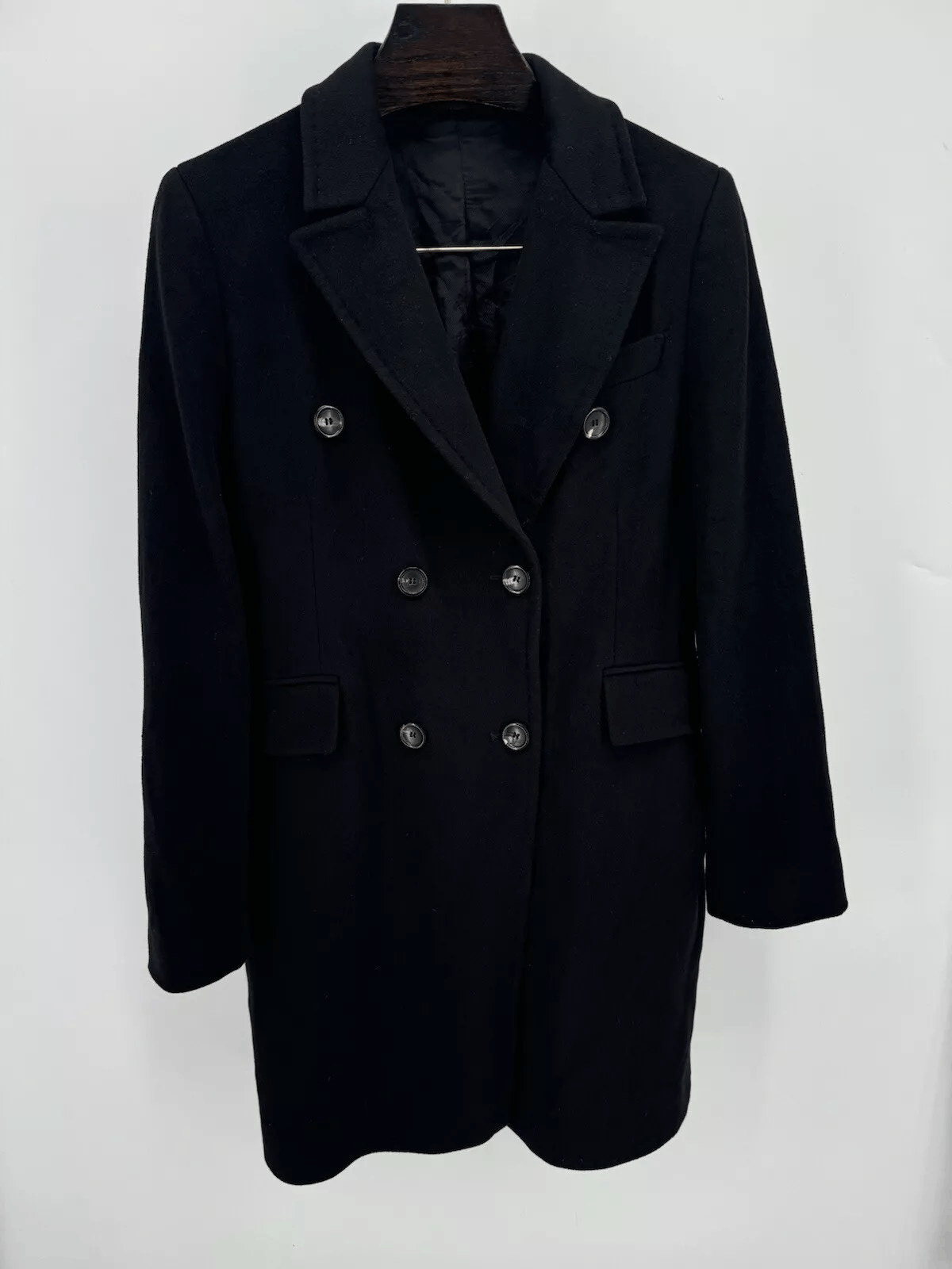 Loro Piana Loro Liana Wool Peacoat XL US 12 IT 48 100% Virgin Wool Size XL / US 12-14 / IT 48-50 - 2 Thumbnail