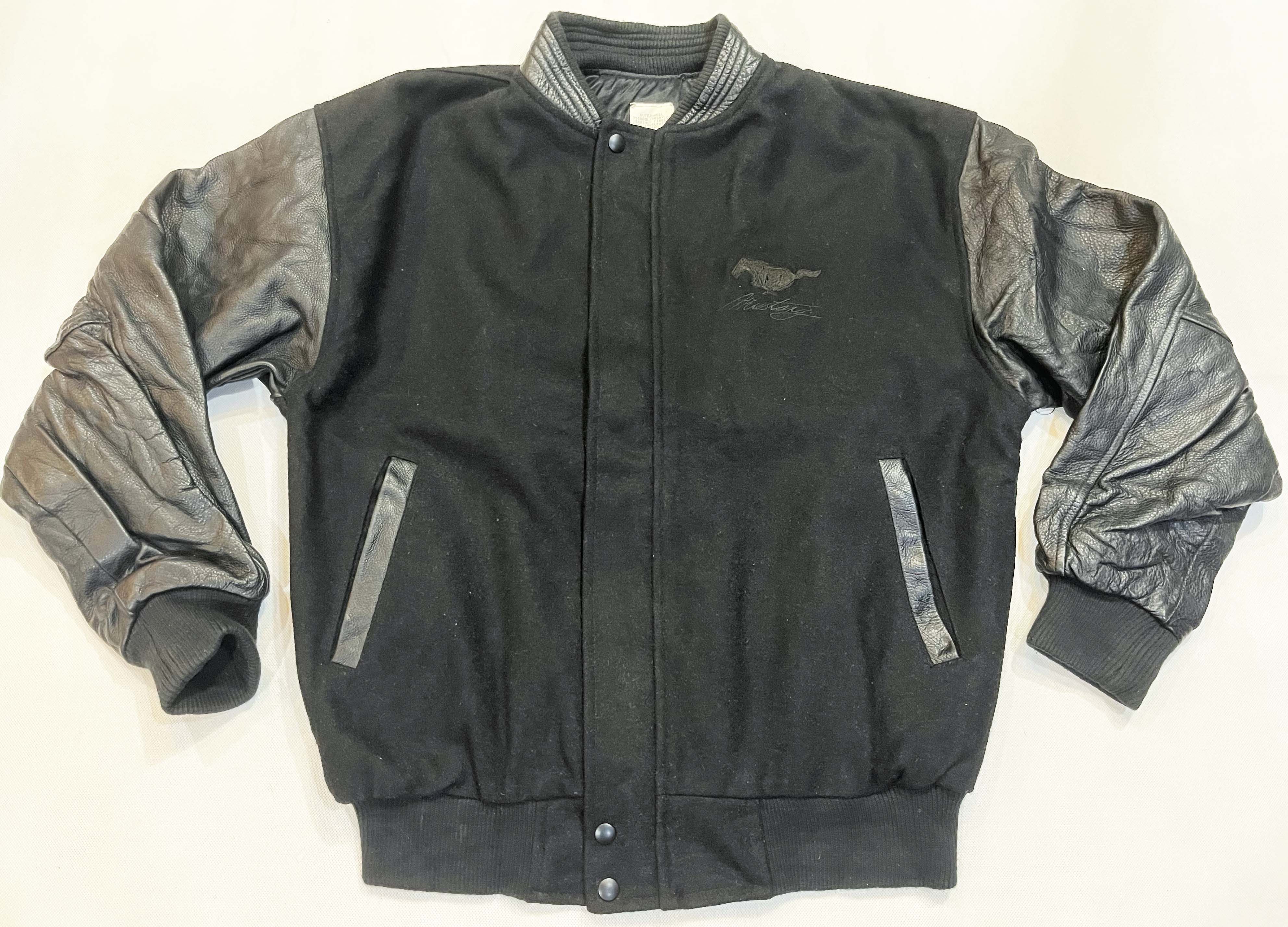 Mustang × Vintage Vintage Mustang Ford Wool Leather Jacket Size US S / EU 44-46 / 1 - 1 Thumbnail