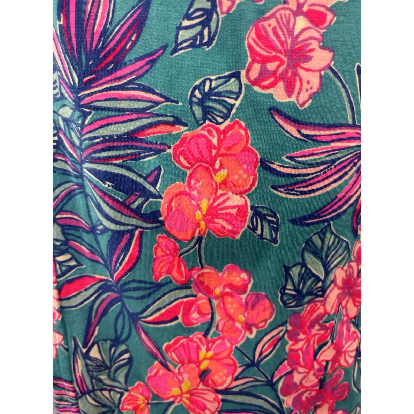 Lilly Pulitzer Lilly Pulitzer Easley Dress Sz Large Orchid Oasis Cotton Shift Size L / US 10 / IT 46 - 6 Thumbnail