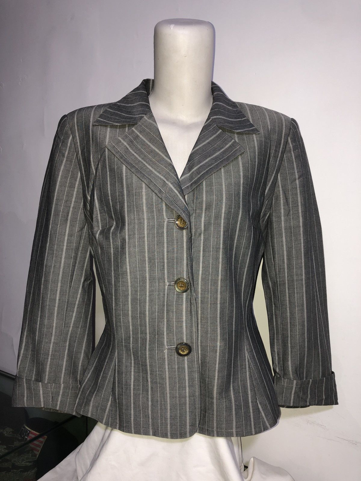 Balenciaga × Designer × Vintage ⚡️offer⚡️BALENCIAGA UNIFORMES BLAZER Size S / US 4 / IT 40 - 1 Thumbnail