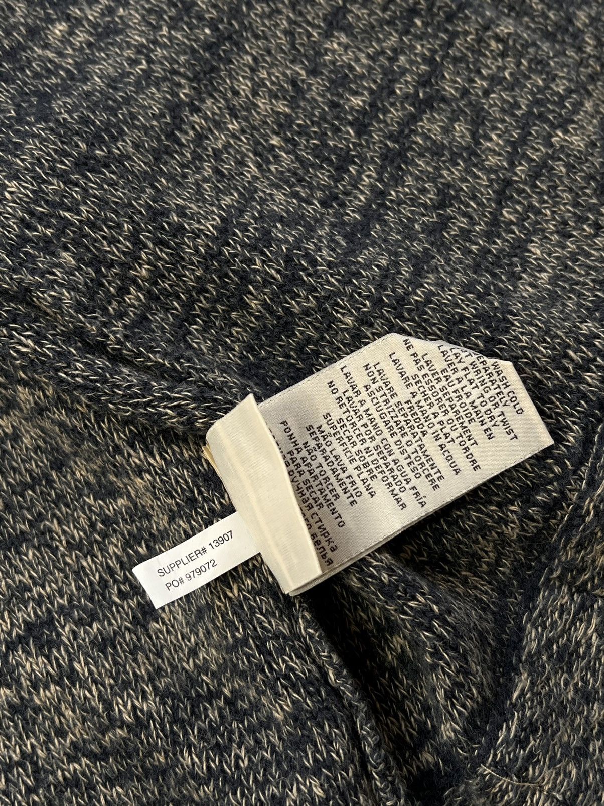 Denim & Supply Ralph Lauren × RRL Ralph Lauren × Vintage Vintage Ralph Lauren Denim&Supply Zip Shawl Cardigan Sweater Size US XL / EU 56 / 4 - 7 Thumbnail