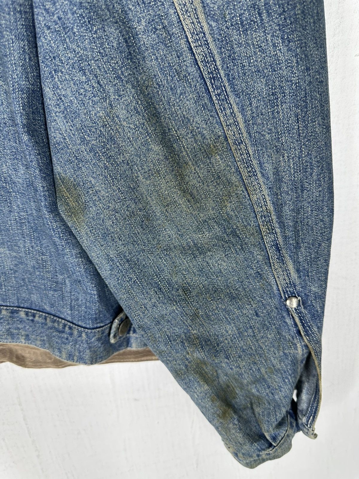 Ferre × If Six Was Nine × Vintage Vintage Ferre Jeans Sun Faded Worker Jacket Size US L / EU 52-54 / 3 - 8 Thumbnail